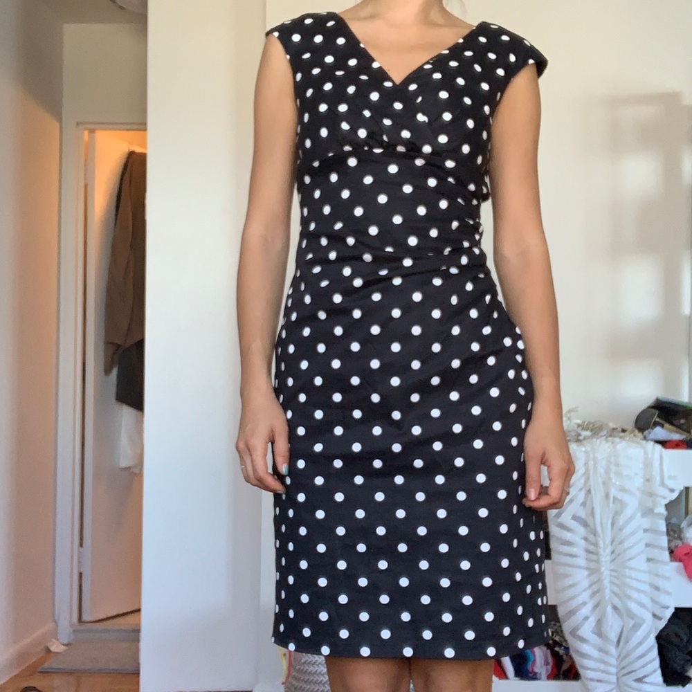 Ralph lauren polka dot dress